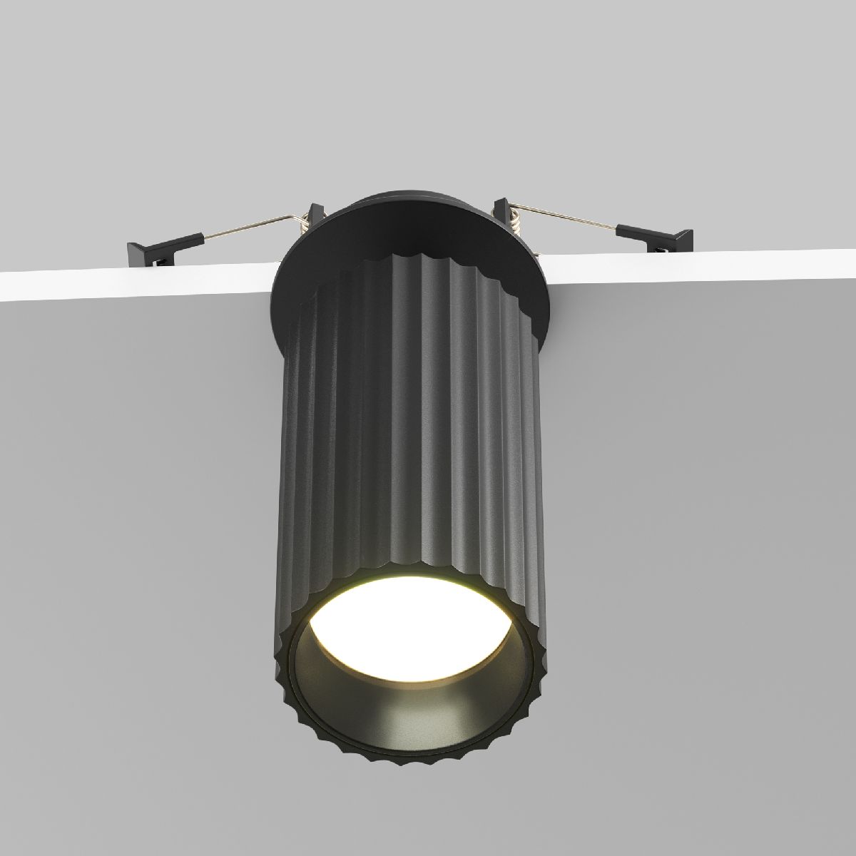 встраиваемый спот maytoni calipso c110cl-01-gu10-b