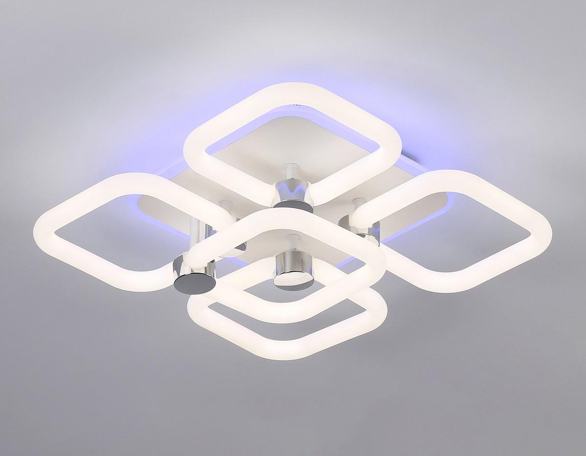 потолочная светодиодная люстра ambrella light acrylica original fa3861