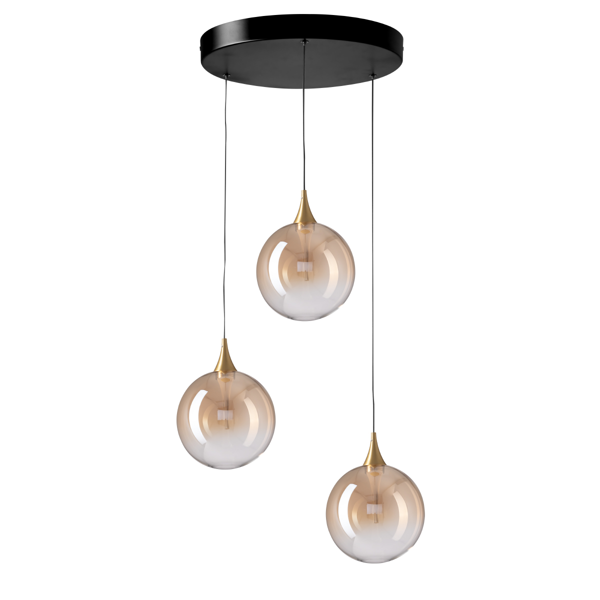 подвесной светильник delight collection md23001045h-3a brass/champagne