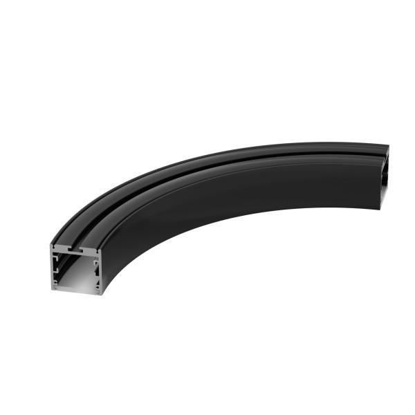 профиль arlight sl-arc-3535-d320-a90 black 032676