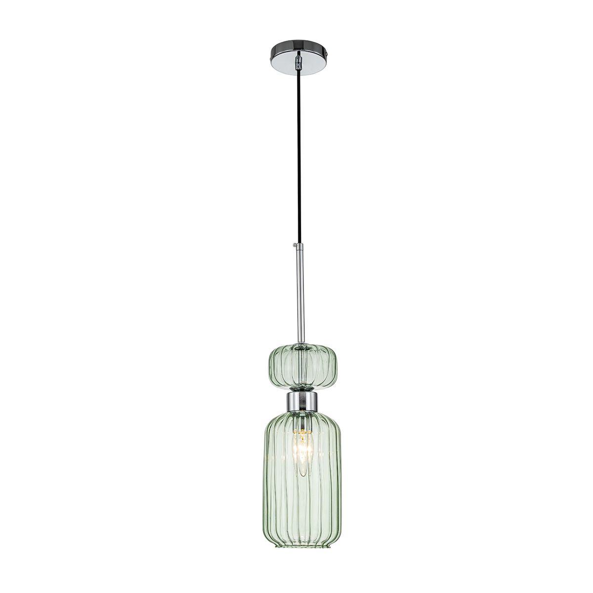 подвесной светильник escada gloss 1141/1s chrome/green