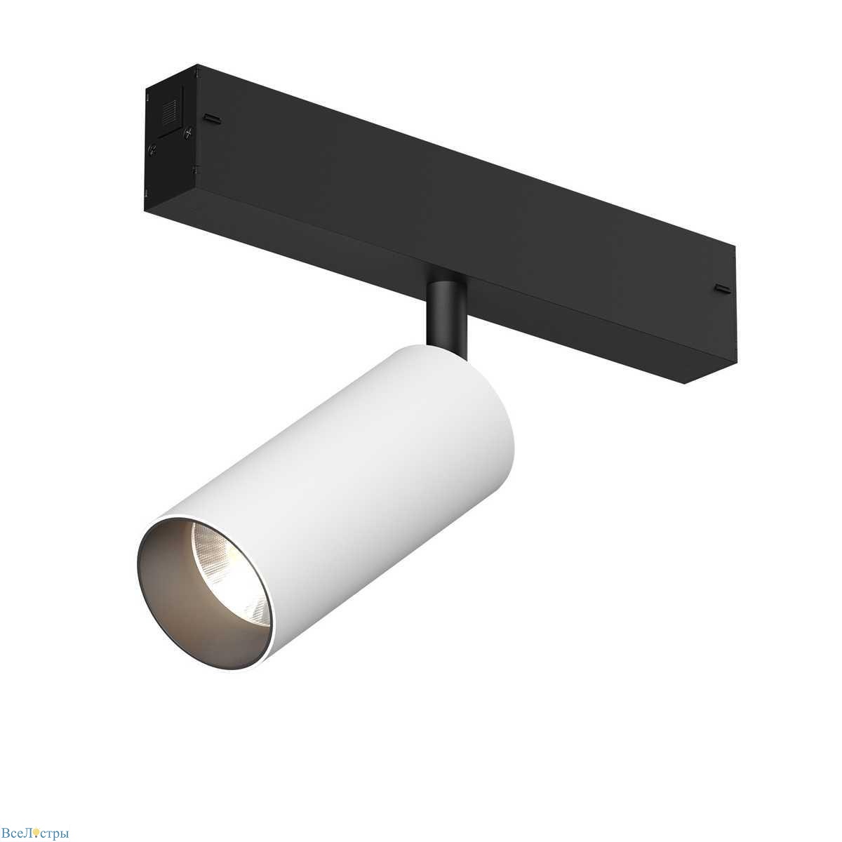 трековый светодиодный светильник denkirs smart spot dk8040-bw+bk