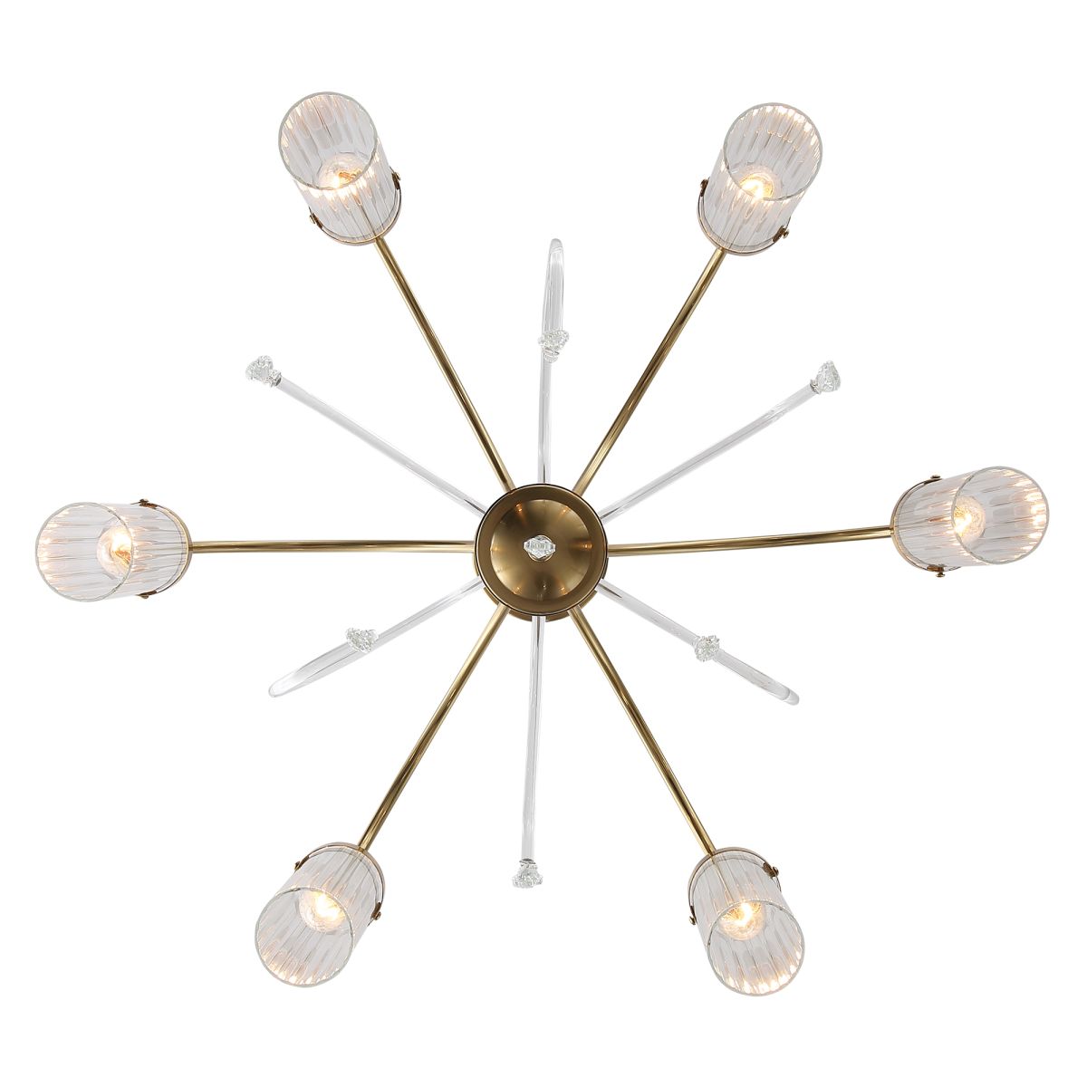 люстра на штанге st luce люминера sl1401.303.06