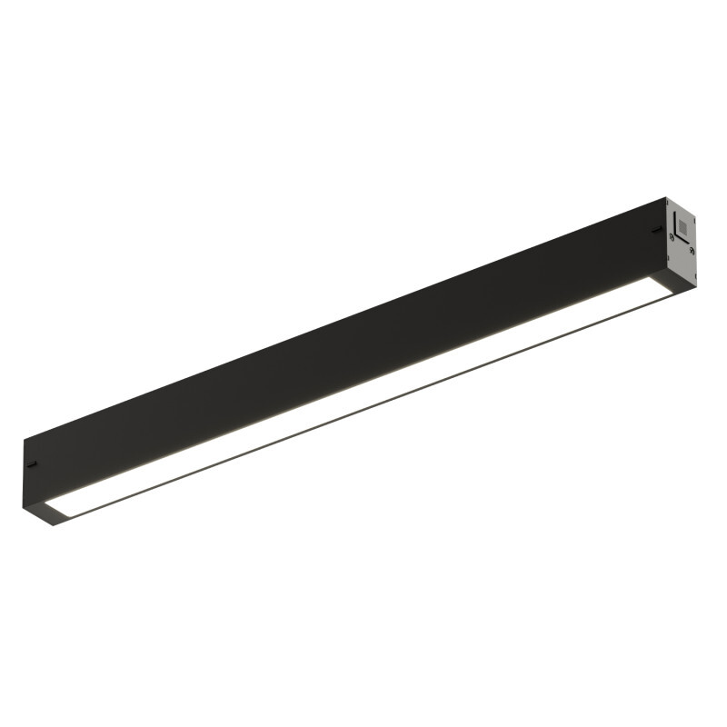 трековый однофазный светильник denkirs simple linear dk8104-bk