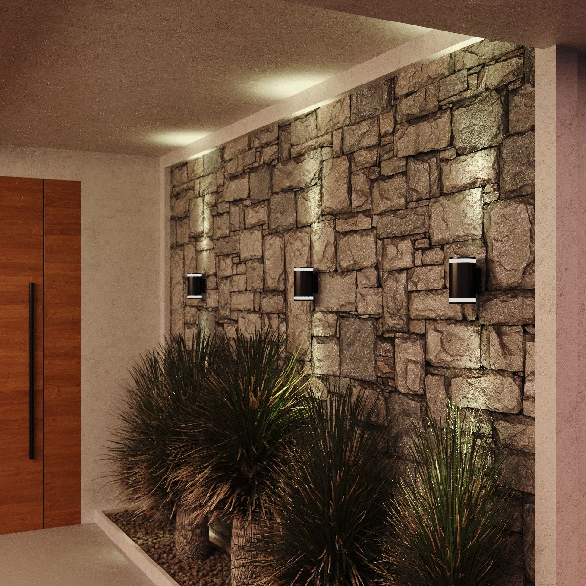 уличный настенный светильник st luce tubo sl9009.401.02