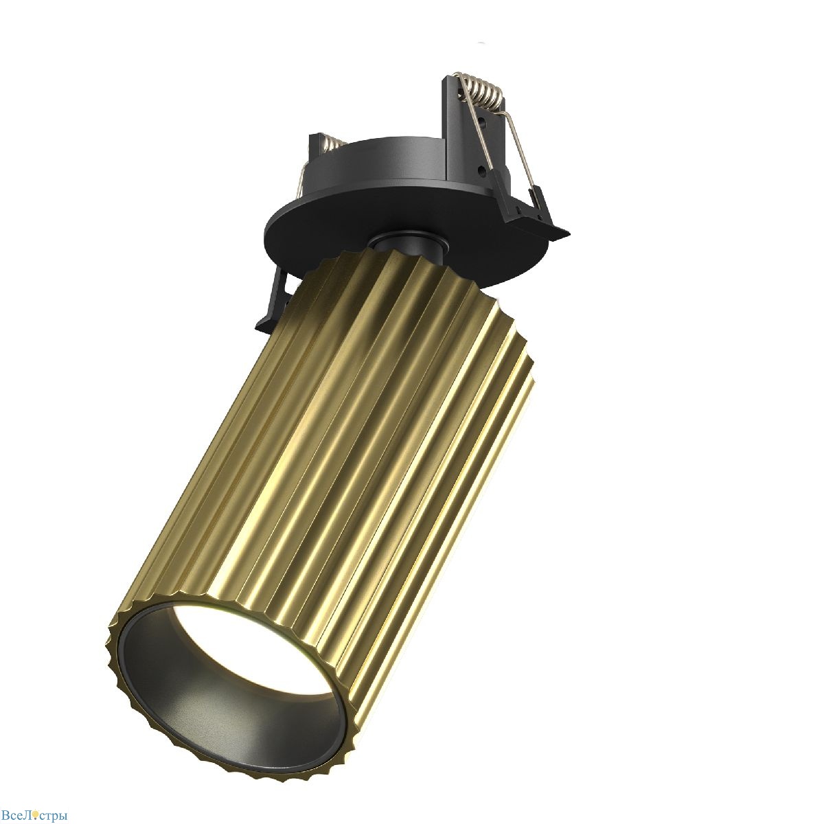 встраиваемый спот maytoni calipso c110cl-01-gu10-bs