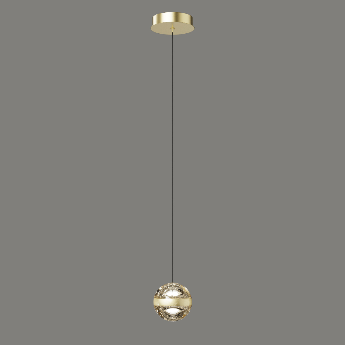 подвесной светильник delight collection frizzante md23030088-1a brass/champagne