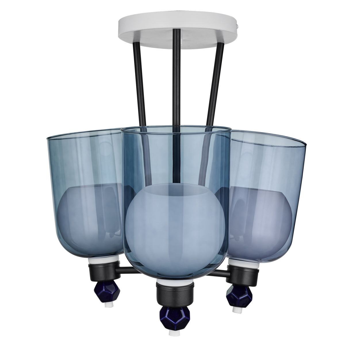 потолочная люстра 33 идеи chn902.03.wh17.wbl-s26lb-s02wh