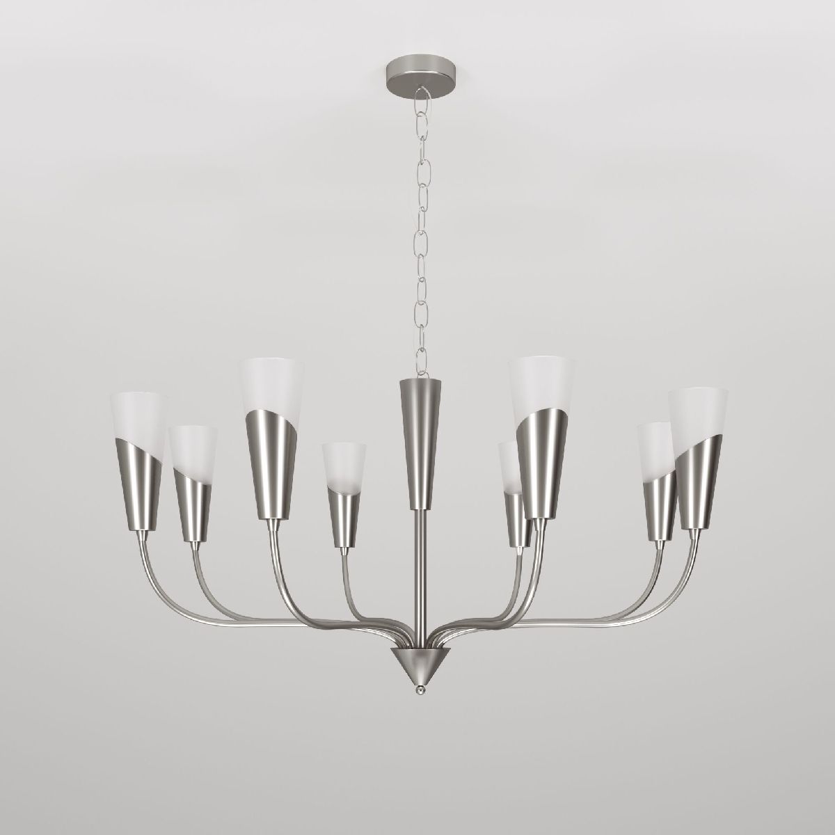 подвесная люстра eurosvet 60167/8 никель smart a068285