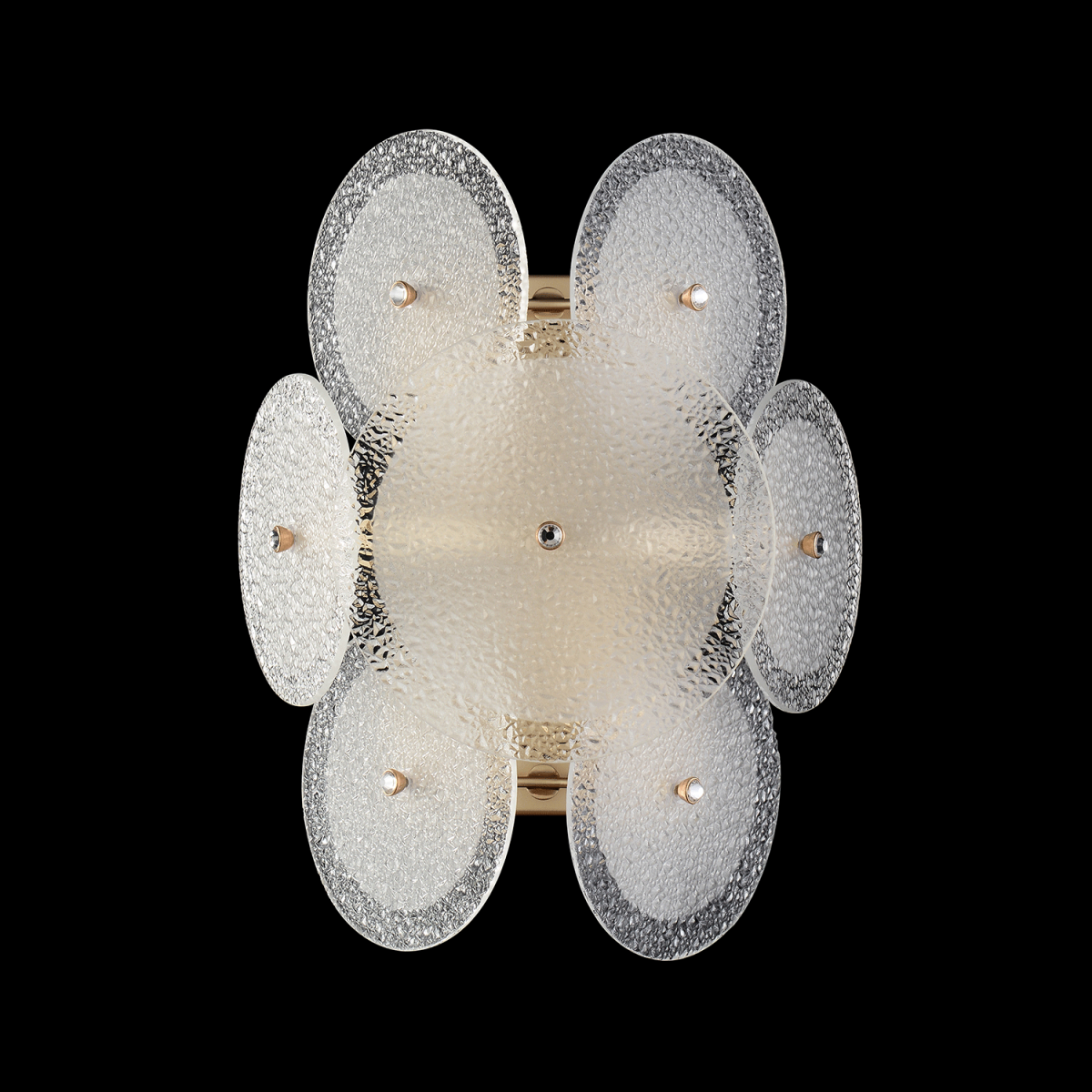 настенный светильник crystal lux dandelion ap2 gold