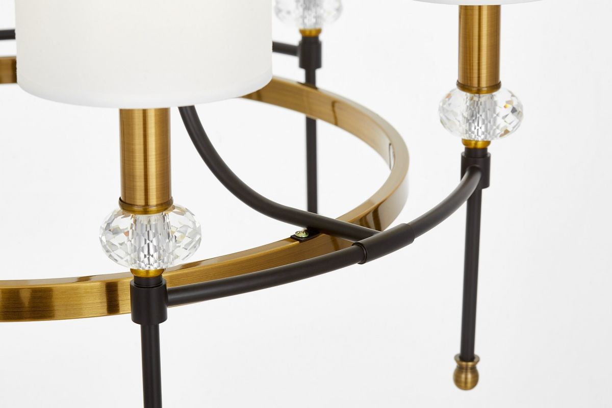 подвесная люстра lumina deco rodezio ldp 1229-6 md