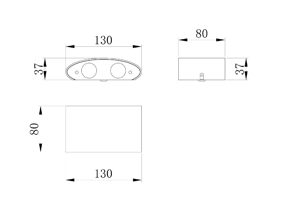уличный настенный светильник maytoni strato o417wl-l4gr3k