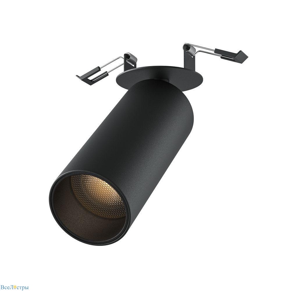 встраиваемый светодиодный спот maytoni technical focus led c053cl-l12w3k-w-b