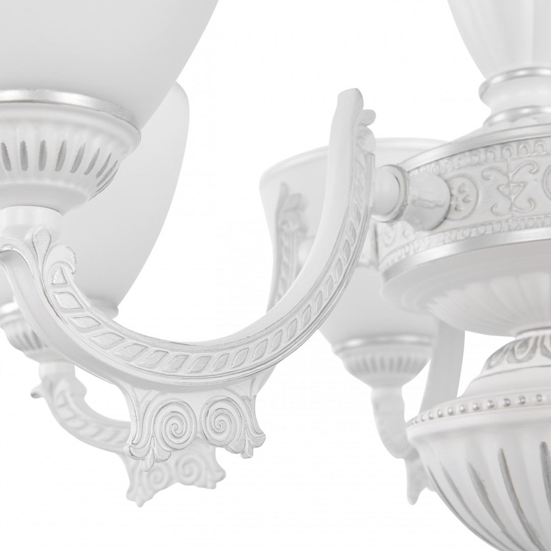 подвесная люстра arte milano 342837/6 wt+sl