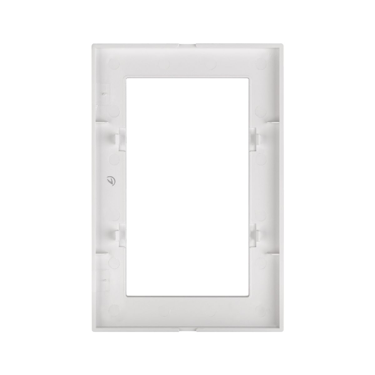 рамка одноместная arlight frm-glare-gs-d-wh 043789