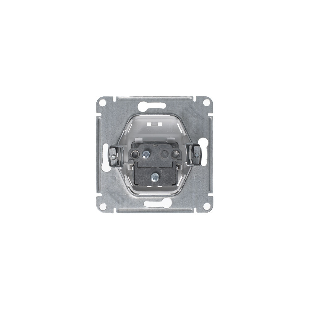розетка tv оконечная 1db systeme electric glossa антрацит gsl000791