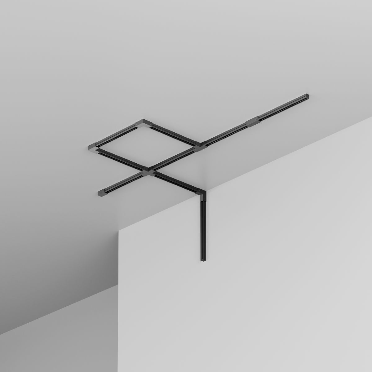 профиль для уличной трековой системы maytoni elasity o-tr001-p-b2m