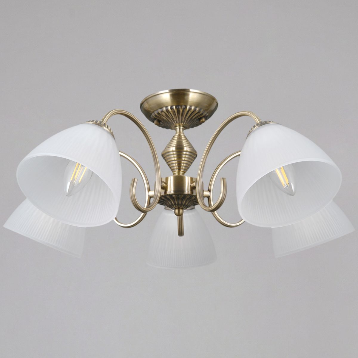 потолочная люстра illumico il0897-5csq-26 ab elite