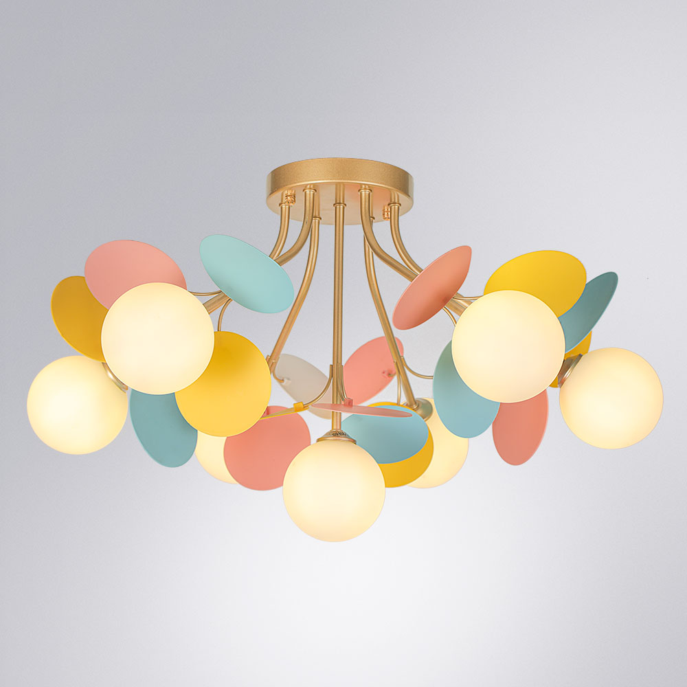 потолочная люстра arte lamp peacock a1369pl-7md