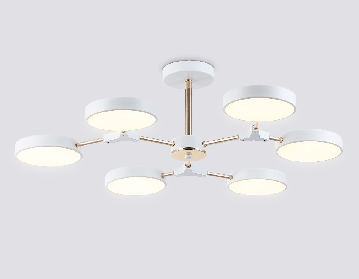 люстра на штанге ambrella light linetech comfort fl516333