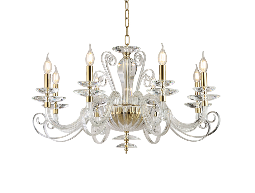 подвесная люстра newport annabelle 8578/c gold polished м0070812