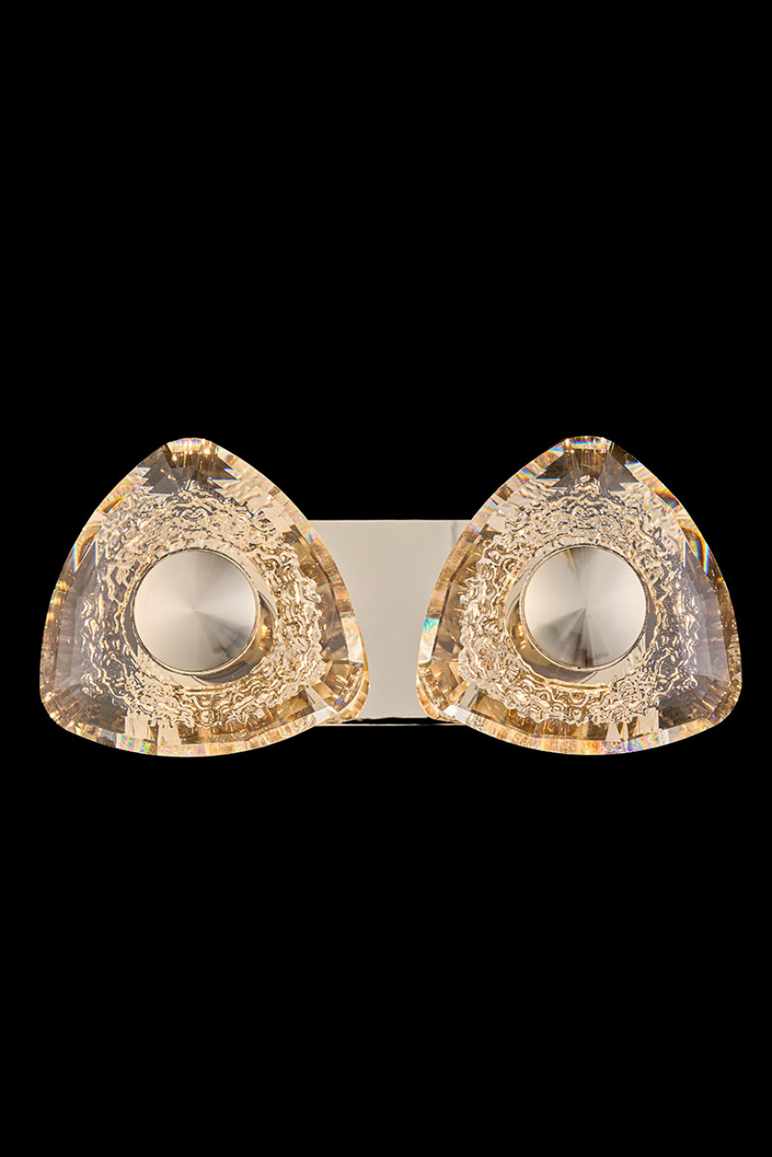 бра iris le7913/2w gold