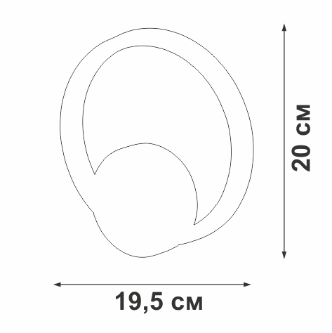настенный светильник vitaluce v46090-1/1a