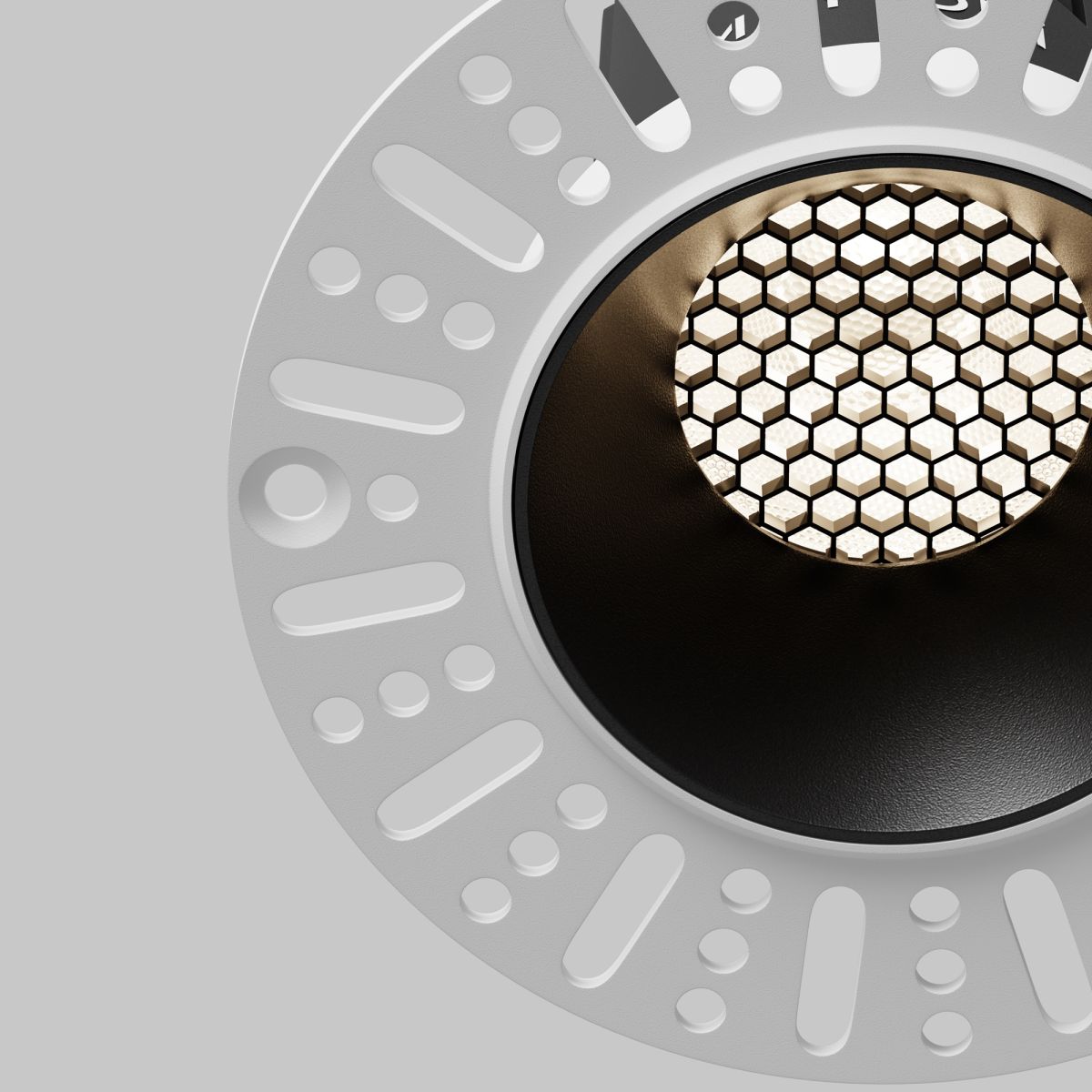 встраиваемый светильник maytoni dip dl119-10w-4k-trs-b