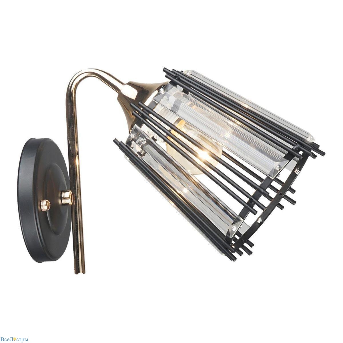бра imex md.4050-1-w bk+fgd