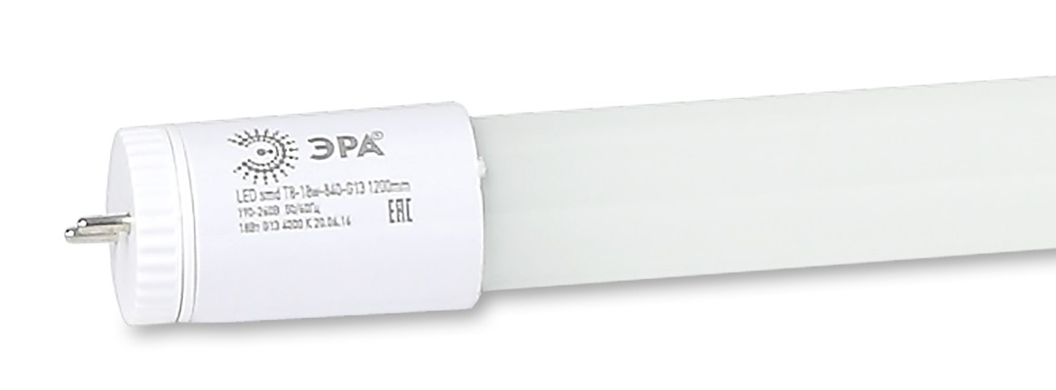 лампа светодиодная эра g13 10w 4000k led t8-10w-840-g13-600mm б0032999