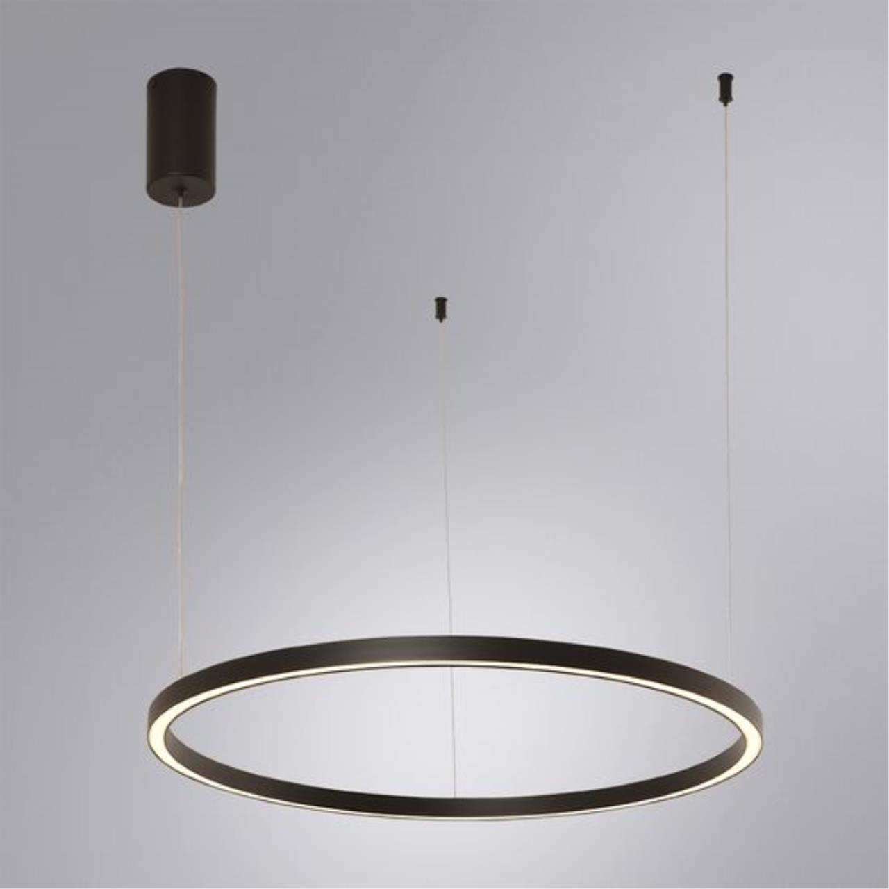 подвесной светодиодный светильник arte lamp smooth a2223sp-1bk