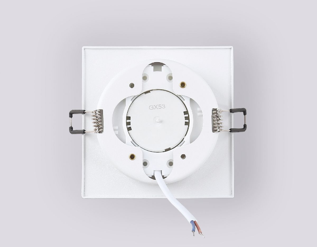 встраиваемый светильник ambrella light gx53 acrylic tech techno spot tn52421