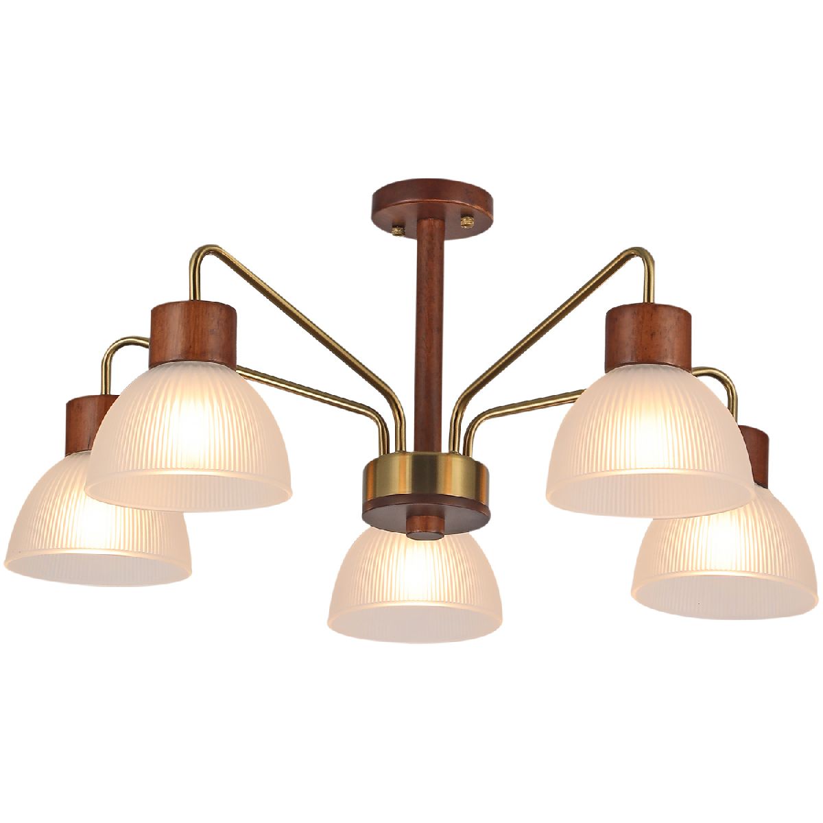 люстра на штанге illumico il0286-5c-79 br