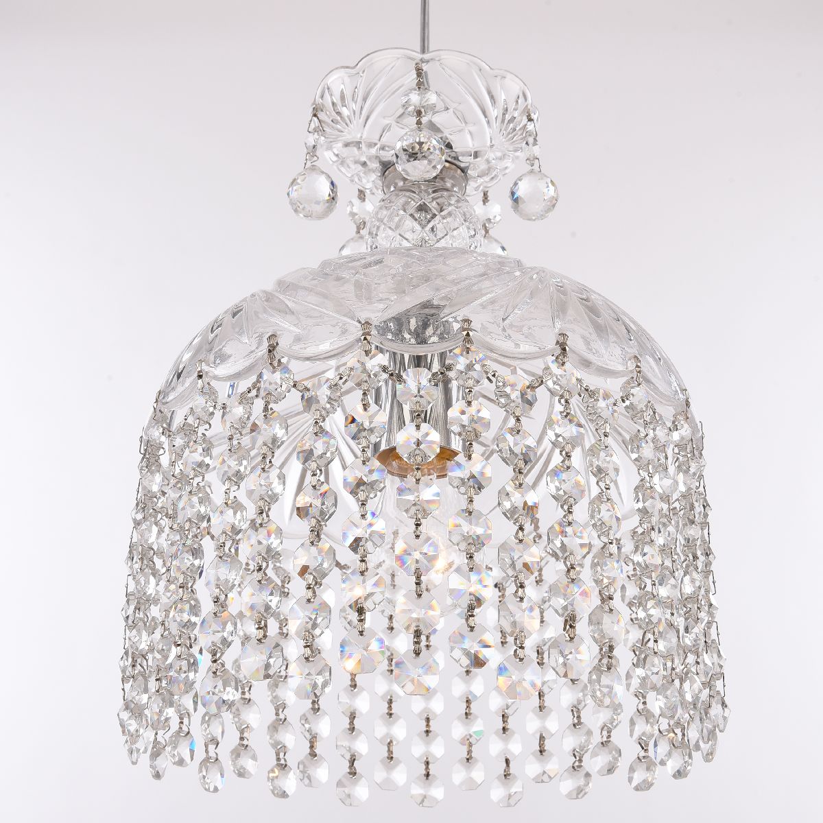 подвесной светильник bohemia ivele crystal 14781p/22 ni r