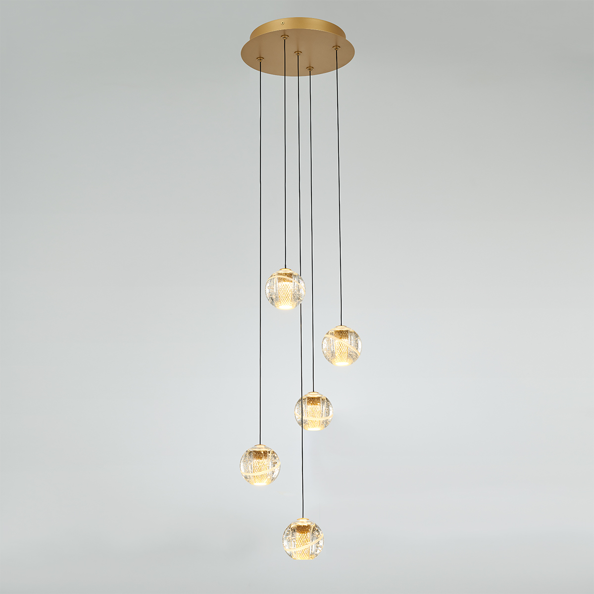каскадная люстра delight md22001052-5a gold