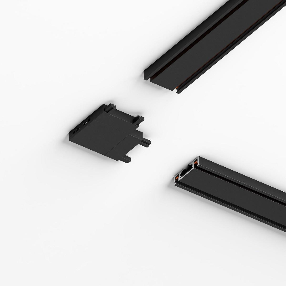 коннектор для 4-стороннего соединителя накладного шинопровода elektrostandard flat magnetic 85004/00 черный a063739