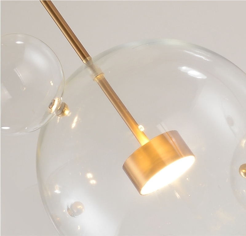 подвесной светильник bubbles kg0943p-1 gold delight collection