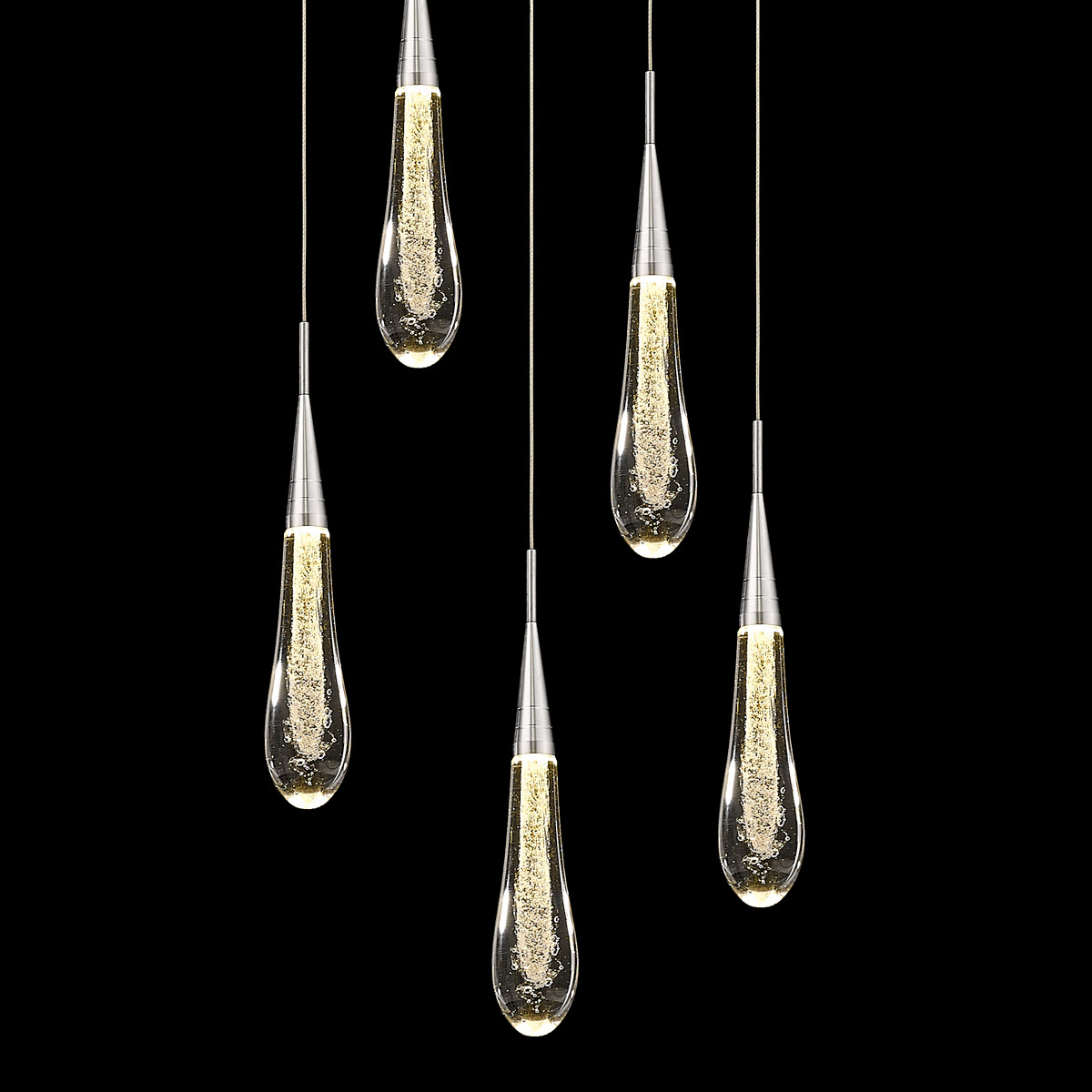 подвесной светильник delight collection dd20591-5 chrome