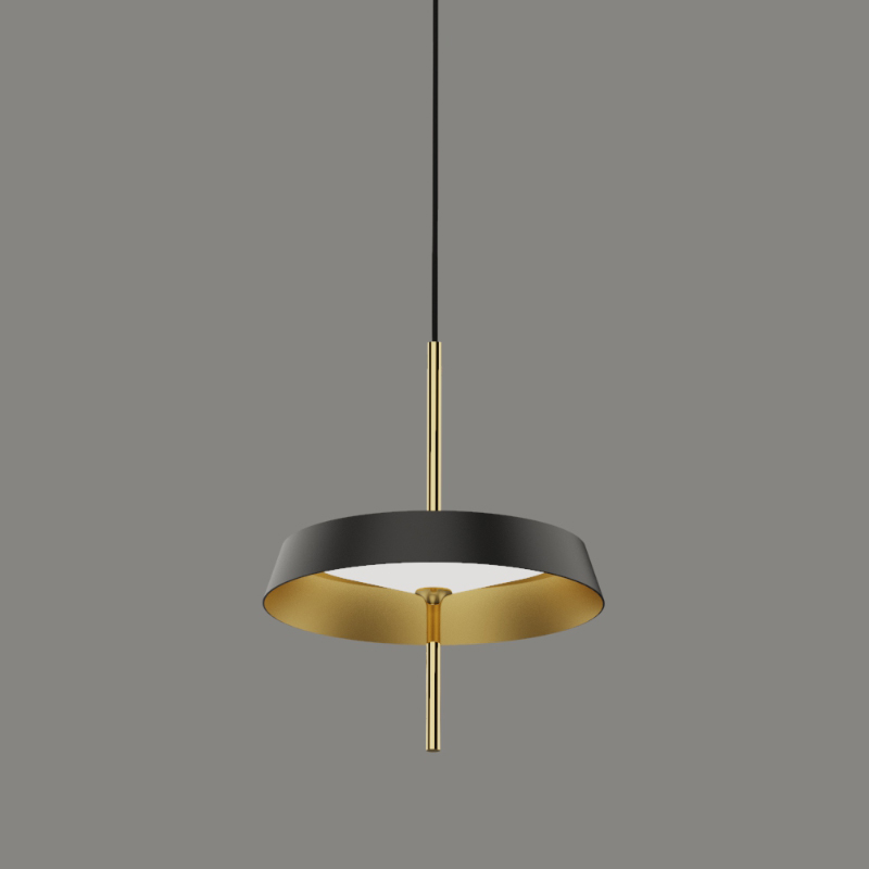 подвесной светильник delight md18001061-1a  black/gold