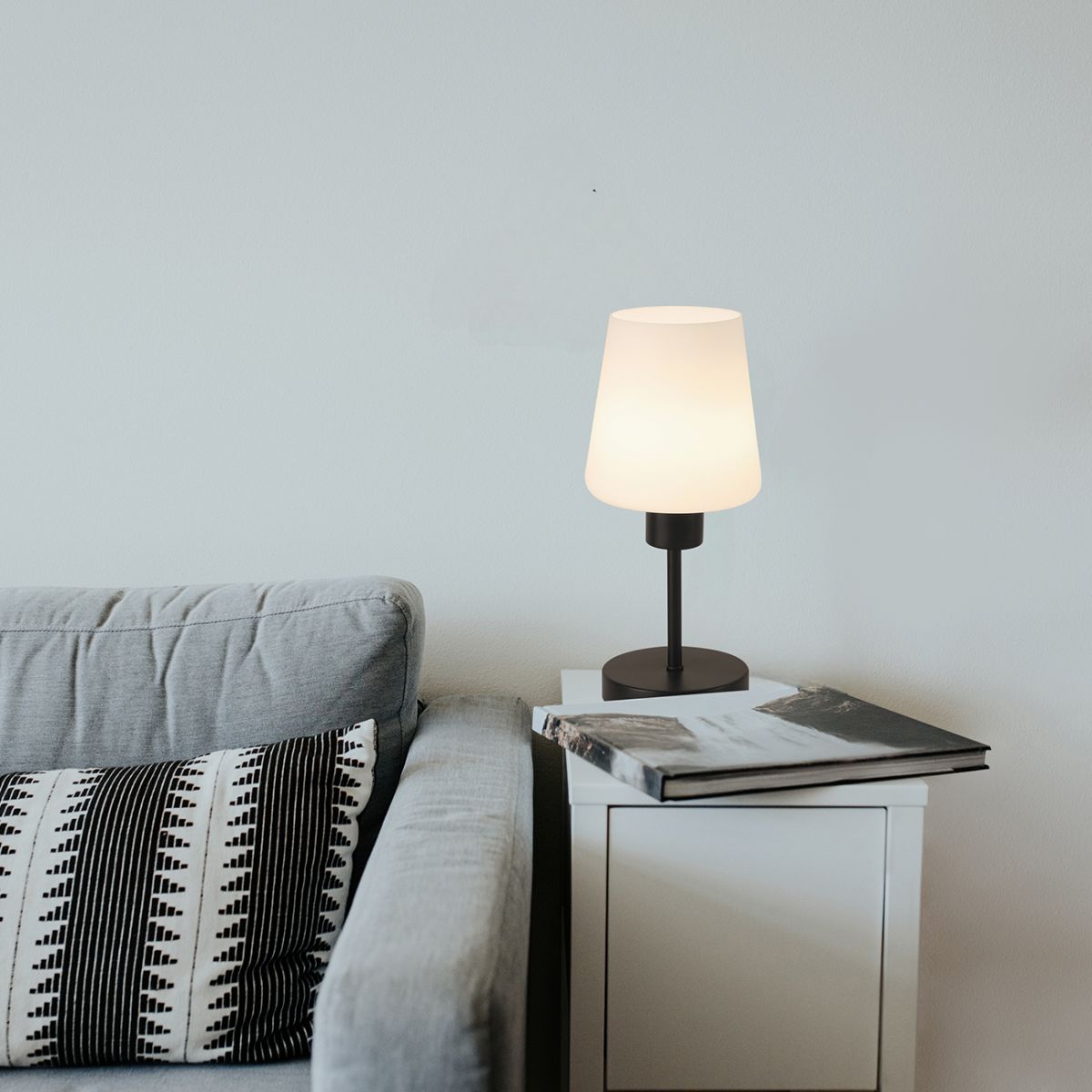 настольная лампа escada clarity 120004/1t black es0002707