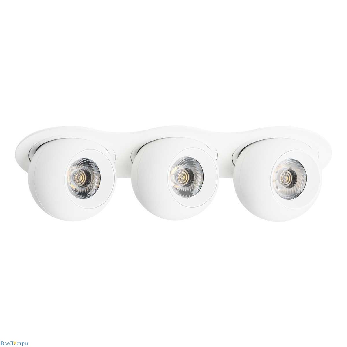 встраиваемый светодиодный спот lightstar urbano (217636+217064+217064+217064) i636646464