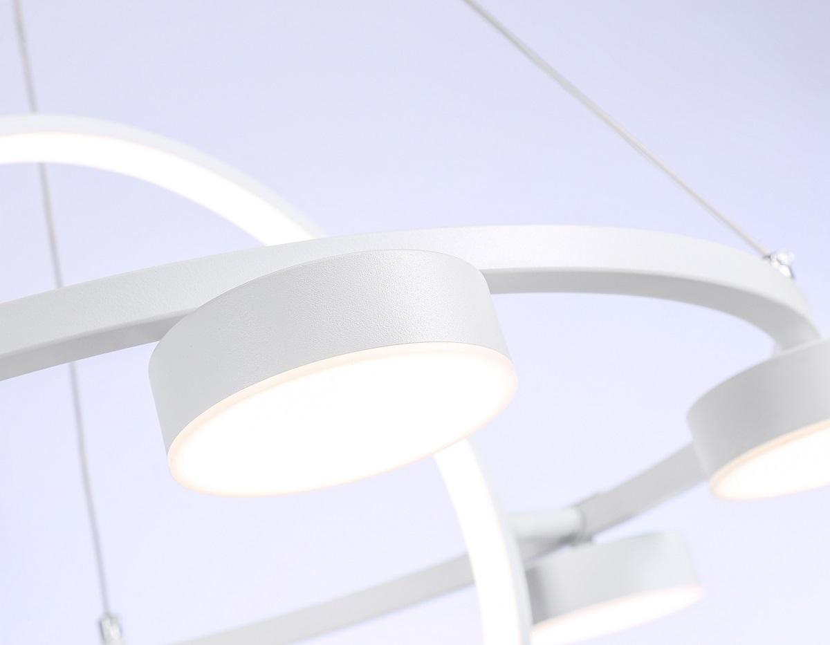 подвесная светодиодная люстра ambrella light comfort linetech fl51772