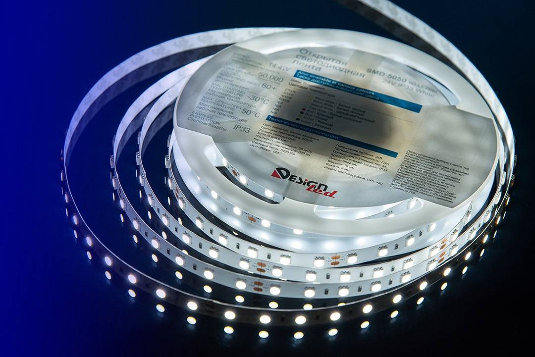 светодиодная лента designled dsg560-24-w-33 000520