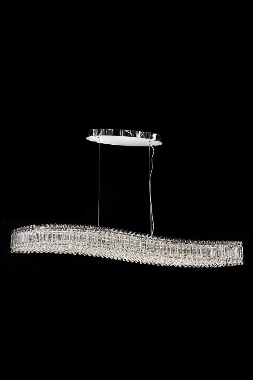 подвесная люстра justine le3004/1200l ch