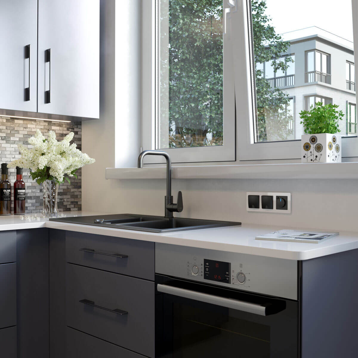 рамка на 3 поста werkel acrylic белый 4690389184871 w0032701