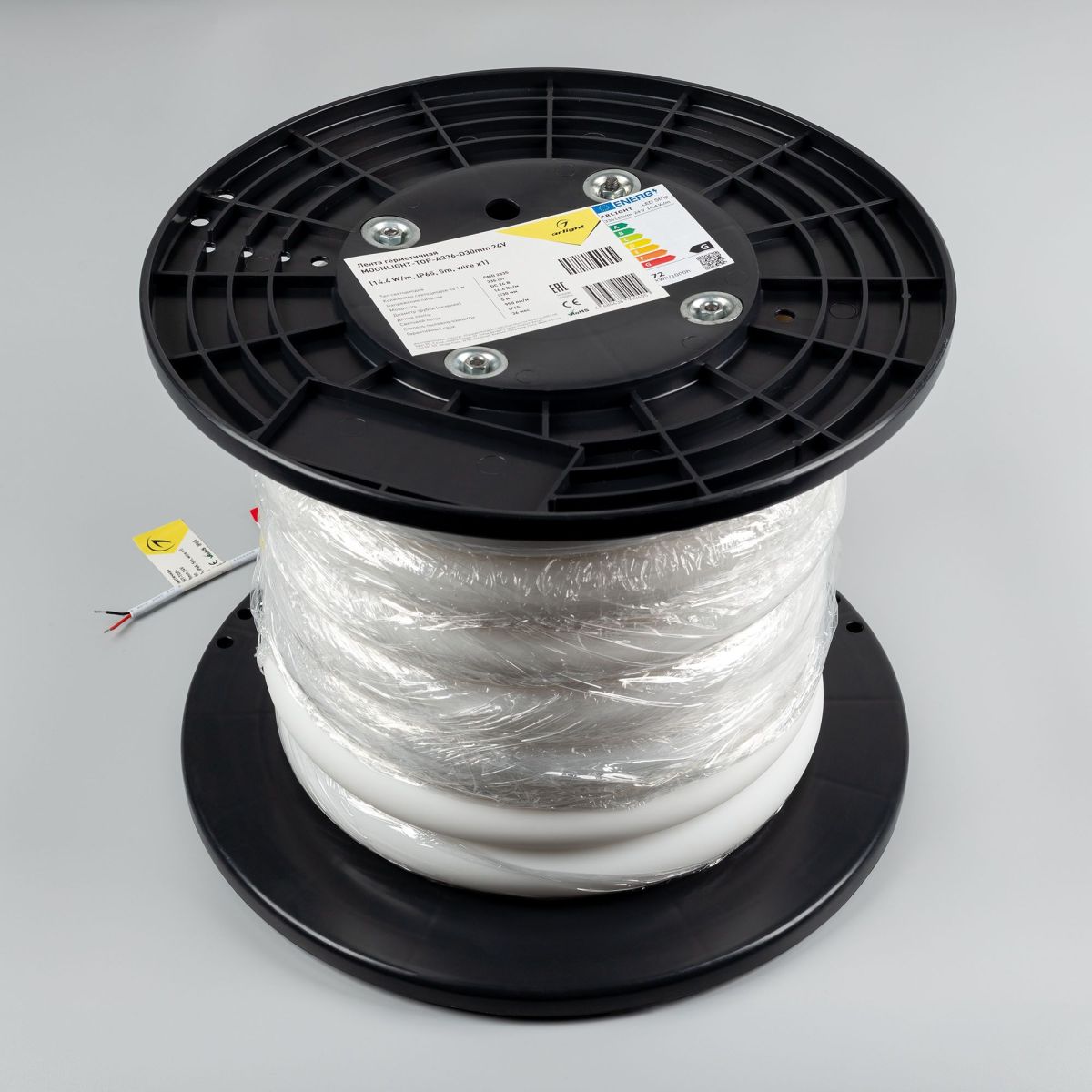 светодиодная герметичная лента arlight moonlight-top-a336-d30mm 24v day4000 (14.4 w/m, ip65, 5m, wire x1) 050486