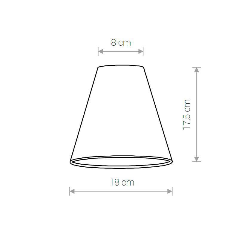 абажур nowodvorski cameleon cone s 8504