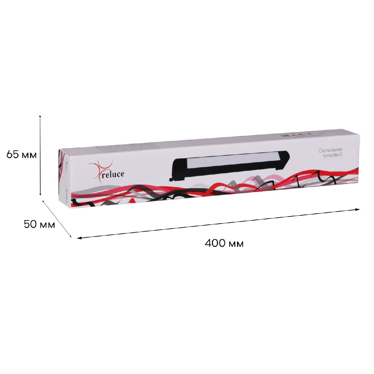 трековый однофазный светильник reluce 06186-9.3-001qy led20w bk