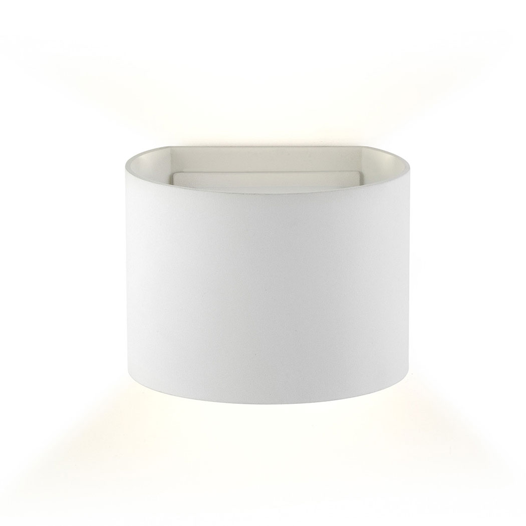 настенный светильник am group am114-2x3w wh