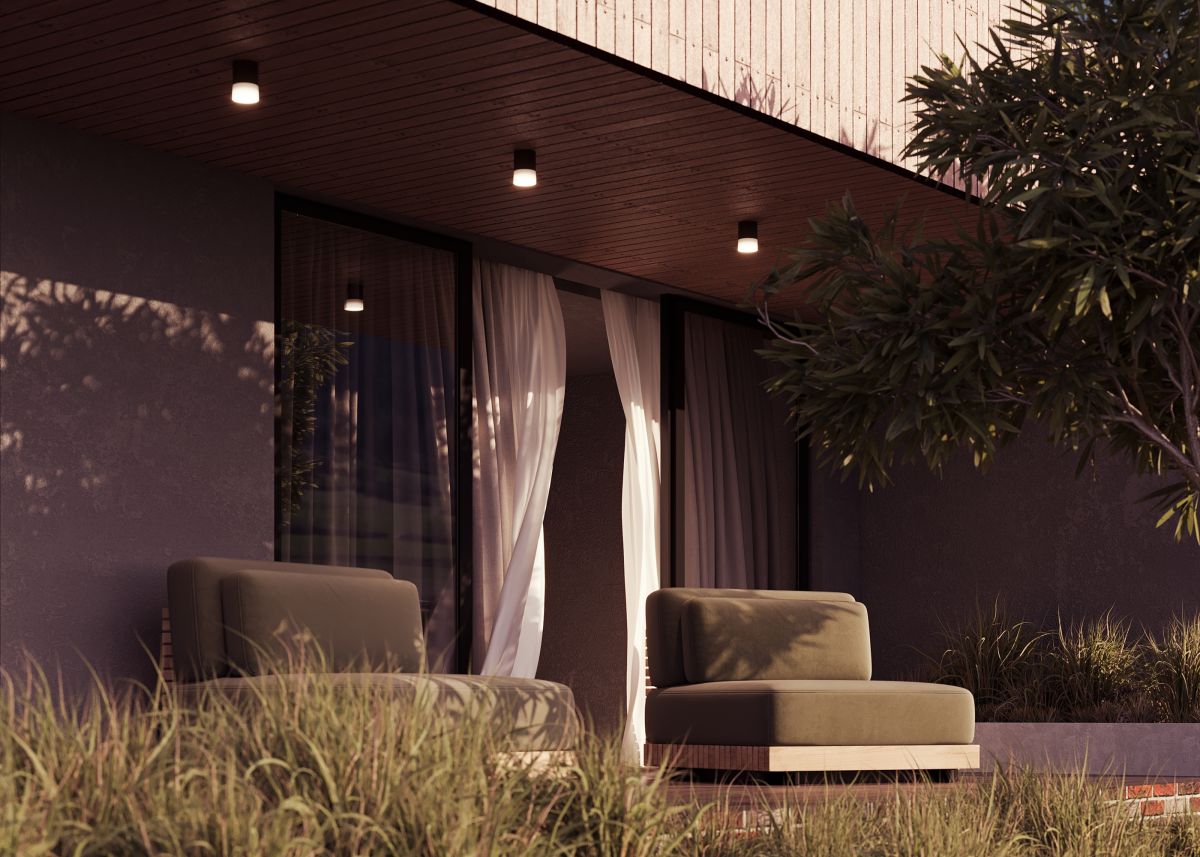 уличный потолочный светильник maytoni ember o499cl-l10b3k